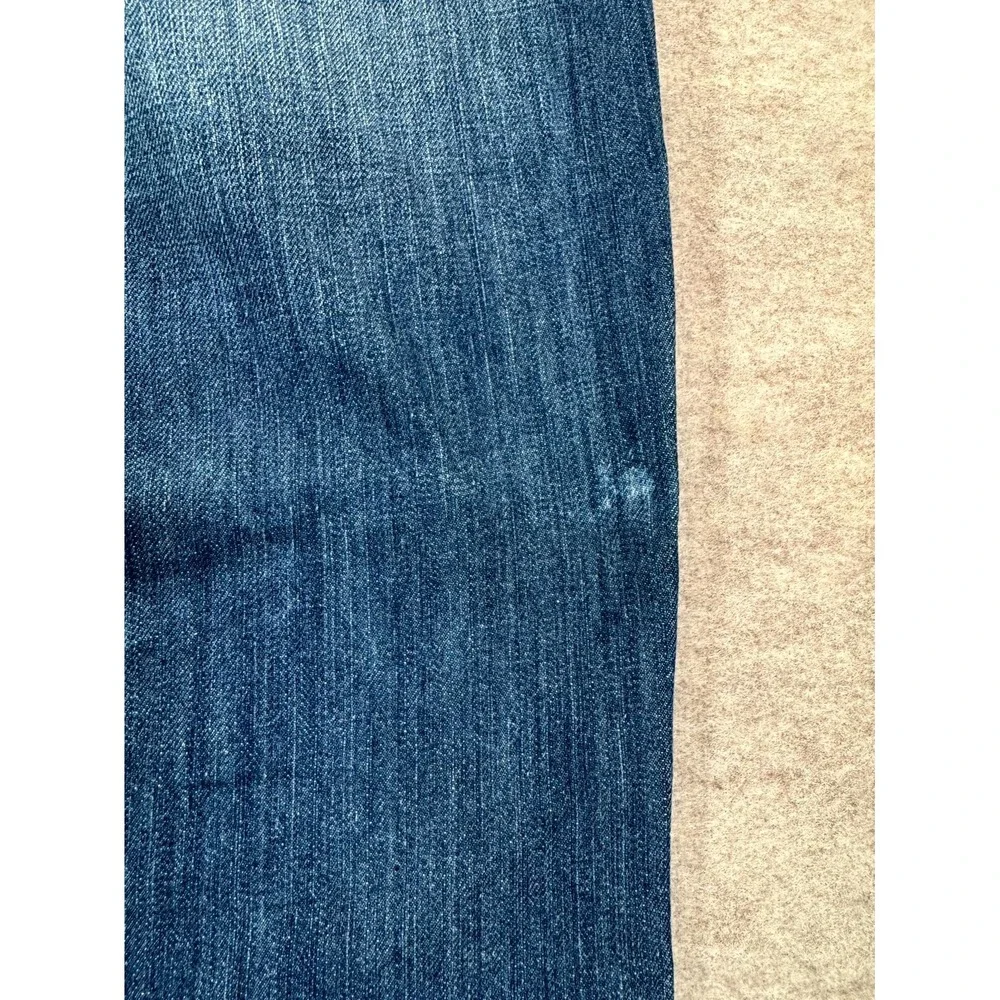 Levi's 501 Jeans Mens 40x34 Blue Denim Straight Leg Button Fly Grunge 501-0000